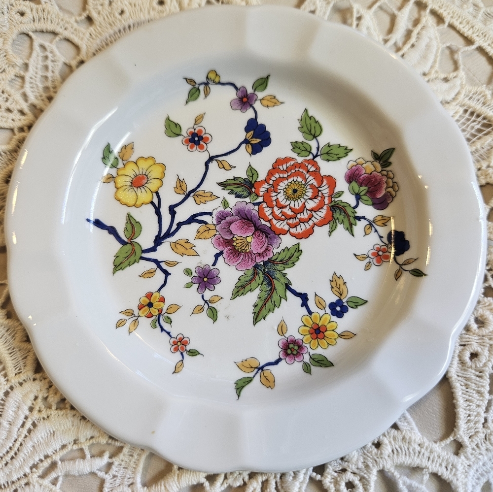 Vintage Chauvigny Porcelain Trinket Dish